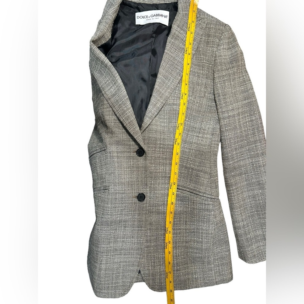 Dolce & Gabbana tweed Suit / D&G women’s skirt jacket suit/ 2 pc suit / Sz 42 - Picture 14 of 17